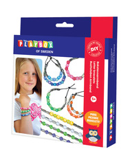 Pärlset Bokstavsarmband Playbox